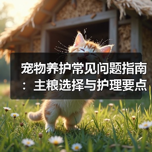 宠物养护常见问题指南:主粮选择与护理要点(图3) 宠物养护常见问题指南:主粮选择与护理要点(图3)
