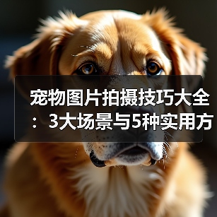 宠物图片拍摄技巧大全：3大场景与5种实用方法