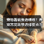 宠物看病贵选粮难?养宠常见场景选择要点与注意事项(图2) 宠物看病贵选粮难?养宠常见场景选择要点与注意事项(图2)