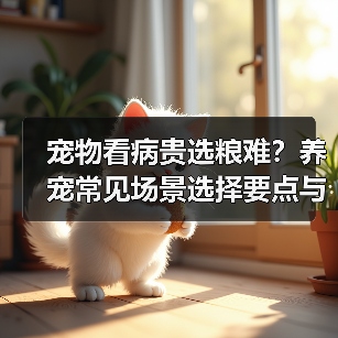宠物看病贵选粮难?养宠常见场景选择要点与注意事项(图3) 宠物看病贵选粮难?养宠常见场景选择要点与注意事项(图3)