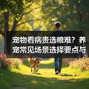 宠物看病贵选粮难？养宠常见场景选择要点与注意事项