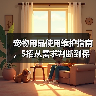 宠物用品使用维护指南,5招从需求判断到保养技巧(图2) 宠物用品使用维护指南,5招从需求判断到保养技巧(图2)