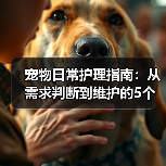 宠物日常护理指南：从需求判断到维护的5个关键方法（图4）