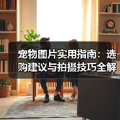 宠物图片实用指南：选购建议与拍摄技巧全解析（图2）