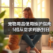 宠物用品使用维护指南:5招从需求判断到日常保养(图1) 宠物用品使用维护指南:5招从需求判断到日常保养(图1)