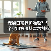 宠物日常养护难题?5个实用方法从需求判断到使用维护(图2) 宠物日常养护难题?5个实用方法从需求判断到使用维护(图2)