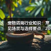 宠物咨询行业知识:常见场景与选择要点,2026年必读(图4) 宠物咨询行业知识:常见场景与选择要点,2026年必读(图4)