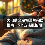 大宅萌宠宠物图片拍摄指南：5个方法抓拍可爱瞬间（图2）