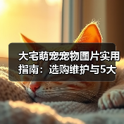 大宅萌宠宠物图片实用指南：选购维护与5大拍摄技巧解析（图4）