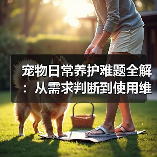 宠物日常养护难题全解:从需求判断到使用维护的实用经验(图1) 宠物日常养护难题全解:从需求判断到使用维护的实用经验(图1)