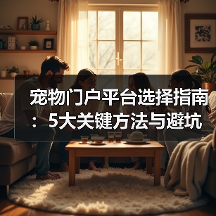 宠物门户平台选择指南:5大关键方法与避坑注意事项(图4) 宠物门户平台选择指南:5大关键方法与避坑注意事项(图4)
