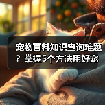 宠物百科知识查询难题?掌握5个方法用好宠物门户平台(图1) 宠物百科知识查询难题?掌握5个方法用好宠物门户平台(图1)