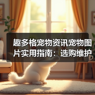 趣多格宠物资讯宠物图片实用指南：选购维护与常见问题解析（图2）