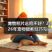 宠物照片总拍不好？2026年宠物摄影技巧与设备选择指南（图1）