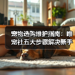 宠物选购维护指南:唯宠社五大步骤解决新手难题2026(图1) 宠物选购维护指南:唯宠社五大步骤解决新手难题2026(图1)