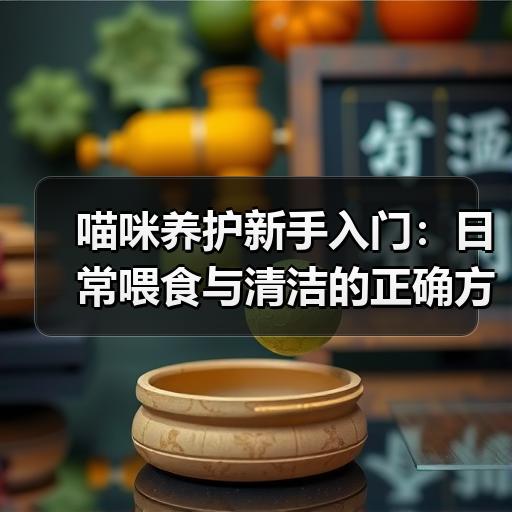 喵咪养护新手入门：日常喂食与清洁的正确方法