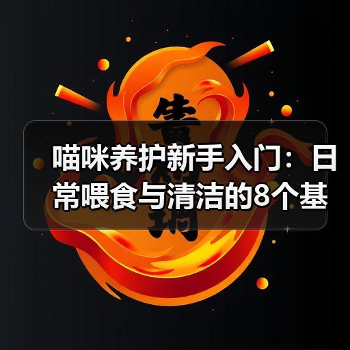 喵咪养护新手入门：日常喂食与清洁的8个基础步骤